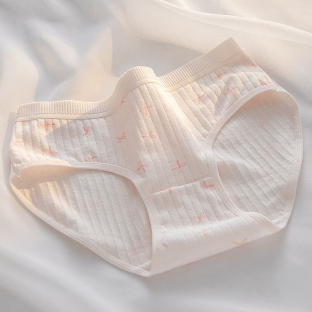 Quần lót nữ cotton gân tăm kháng khuẩn khử mùi, Quần chip nữ cạp vừa tôn dáng gợi cảm LANIXA L566
