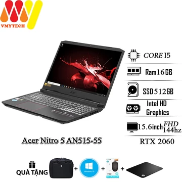 Acer Nitro Gaming Laptop – Core i5-10300H, 16GB RAM, 512GB SSD, 15.6"