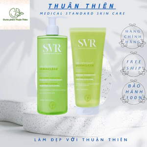 Sữa rửa mặt SVR cho da dầu mụn 200-400ML , gel rửa mặt tạo bọt , không chứa xà phòng