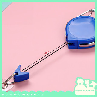 [Sẵn VN] Lõi Tơrua Nhựa Kéo Rút 70cm Sử Dụng Móc Vào Bao Đựng Thẻ Hoặc Móc Khoá Phong Cách Đơn Giản Nhiều Màu