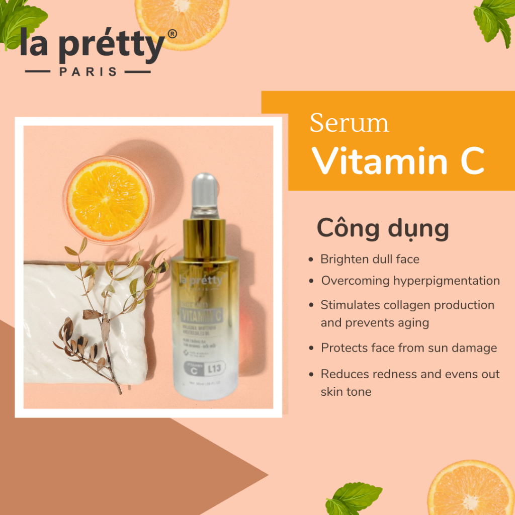 Serum La Pretty mờ nám trắng da phục hồi da hư tổn ngăn ngừa mụn