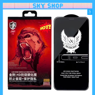 Cường lực 4D chống nhìn trộm cho iphone 14 pro max 13 pro max 12 pro max 11 pro max xs max x xr 7 8 plus 15 16