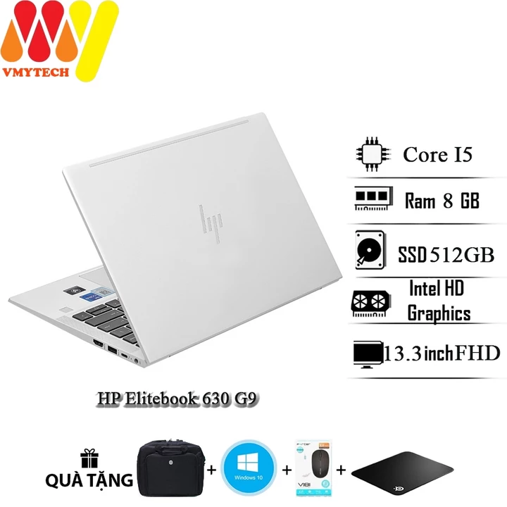 HP EliteBook 630 G9 – Core i5-1235U, 8GB RAM, 512GB SSD, 13.3"