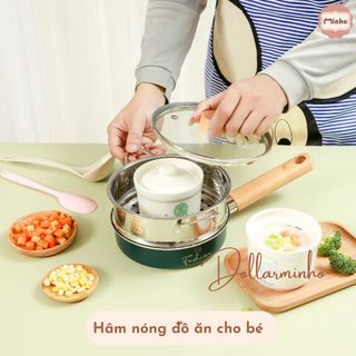 Hũ sứ đựng đồ ăn dặm cho bé phong cách Hàn Quốc ( số lượng 1c)