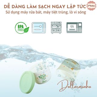 Hũ sứ đựng đồ ăn dặm cho bé phong cách Hàn Quốc ( số lượng 1c)