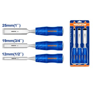 ĐỒ NGHỀ WADFOW  Bộ 3 đục gỗ 12-19-25mm WWC2203