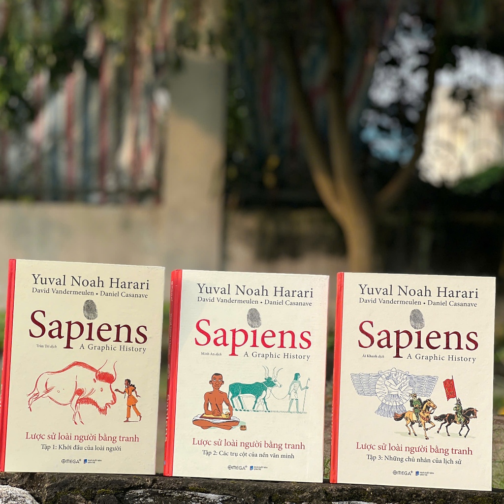 Sách - Sapiens : Lược Sử Loài Người Bằng Tranh ( Tập 1 +2 +3