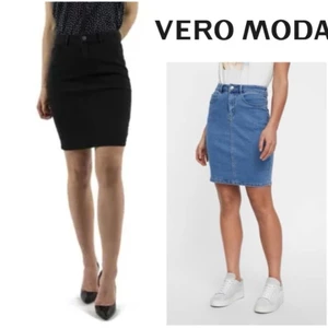 Chân váy jean bút chì Vero*Moda bigsize - Cambo dư xịn