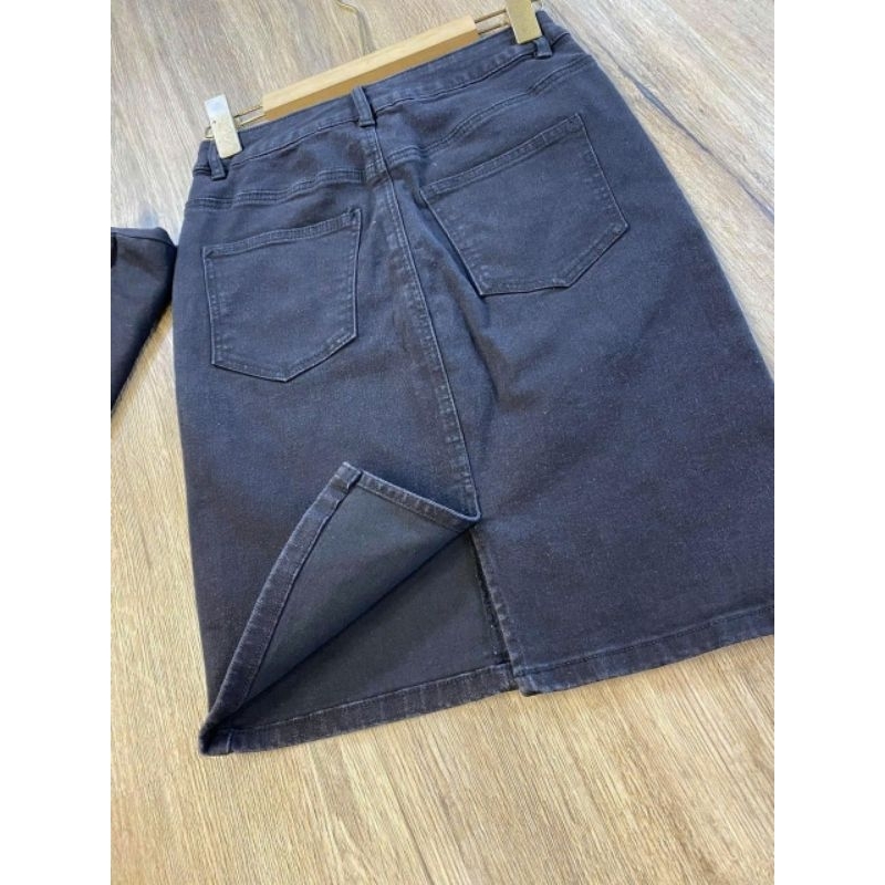 (Sale) Chân váy jean bút chì Vero*Moda bigsize - Cambo dư xịn