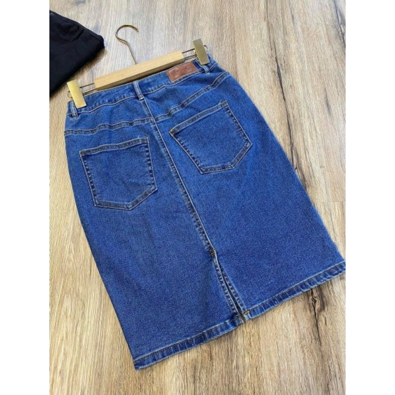 (Sale) Chân váy jean bút chì Vero*Moda bigsize - Cambo dư xịn