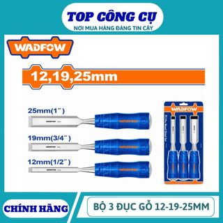 ĐỒ NGHỀ WADFOW  Bộ 3 đục gỗ 12-19-25mm WWC2203