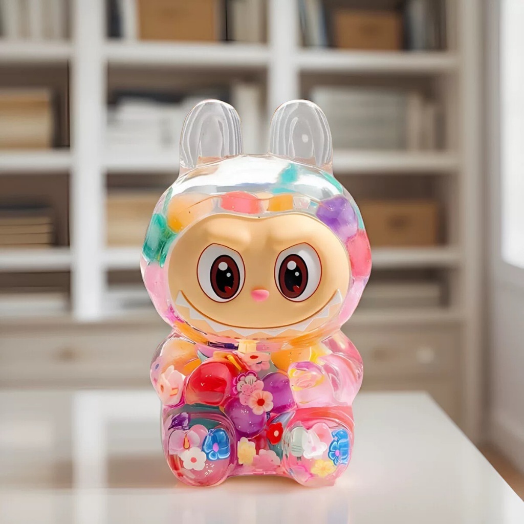 Labubu Lớn Size To Mô Hình Labubu Charm Nước Thỏ Nước Moi Nước Dễ Thương Kim Tuyến Lấp Lánh Hot Trend Giá Rẻ- PUPU HOUSE