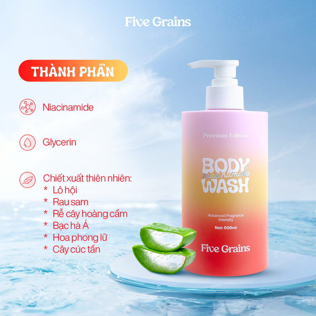 Combo sáng da, tái tạo và bảo vệ toàn diện(Sữa tắm 500ML&Kem dưỡng ban ngày 200ML&ban đêm 500ML&Xịt chống nắng 160ML)