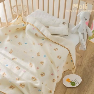 Chăn Đắp Xô 3 Lớp Molli 1mx1,2m Cho Bé Trai & Bé Gái
