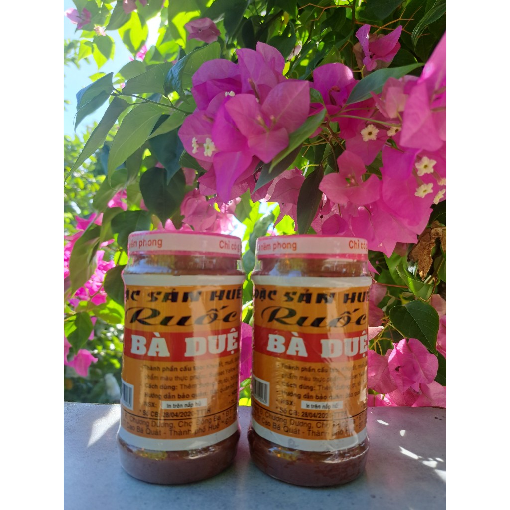 Ruốc Bà Duệ Hủ Lớn 380g (NẮP HỒNG) Chuẩn Vị Bún Bò - Món Mắm Đặc Trưng Xứ Huế