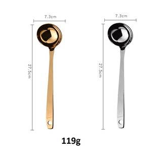 Muôi muỗng L1 dùng  múc canh ăn súp ăn lẩu hàng ngày  inox 304 loại xịn - vá múc canh