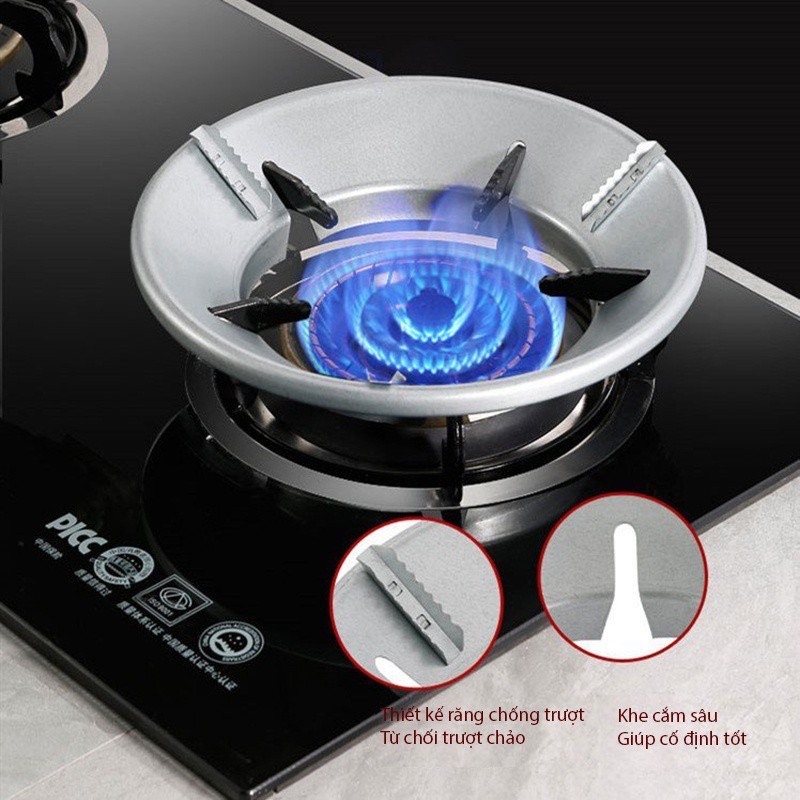 Kiềng Chắn Gió Bếp Gas Giúp Tiết Kiệm Gas
