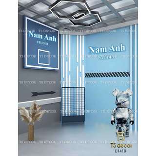 BACKGROUND phông nền hỗ trợ livestream mà xanh dương, hợp shop mệnh thuỷ, bán hàng nam nữ...
