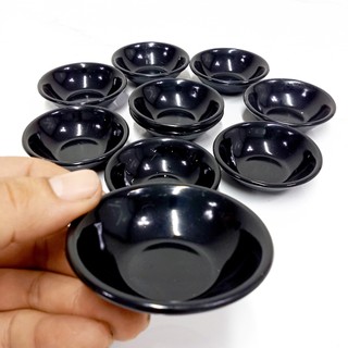 COMBO 30 Chén chấm nước tương, nước mắm, gia vị màu đen nhựa melamine cứng, bền , chịu nhiệt cao.