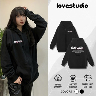 Áo Hoodie, áo Sweater, Áo Thun SAIGON áo cặp nam nữ unisex chất nỉ bông 100% cotton premium Local Brand L66