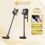 Máy hút bụi không dây Deerma VC80 lực hút mạnh, Máy hút bụi cầm tay có đầu hút nệm, màn hình LED, pin tháo rời — ảnh 1