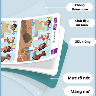 Đồ Chơi Giáo Dục Sách Tìm Điểm Khác Biệt Giữa 2 Bức Ảnh Cho Bé 2-8 Tuổi, Tặng Bút Xoá Rèn Luyện Tư Duy Và Sự Tập Trung