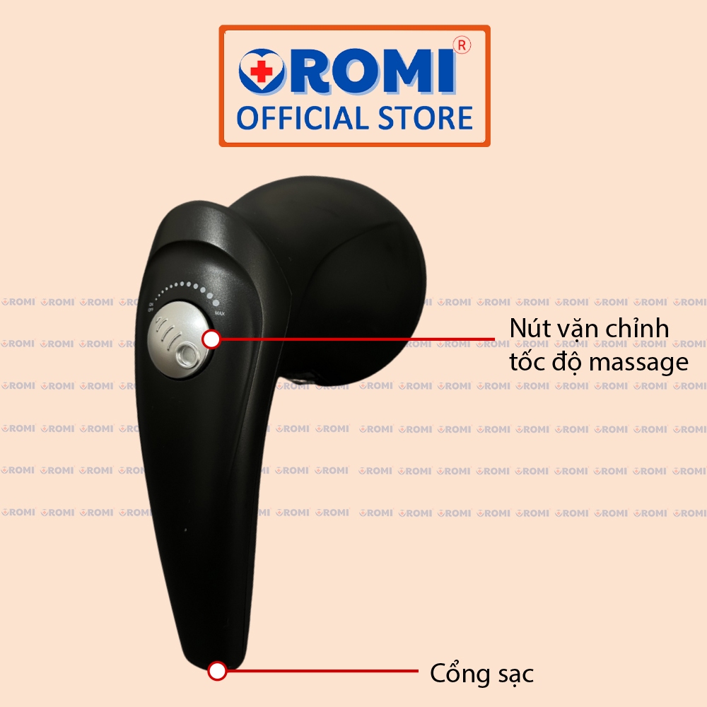 Máy Massage Vùng Mỡ OROMI ORM-T1A - Máy Đẩy Mỡ Massage Toàn Thân