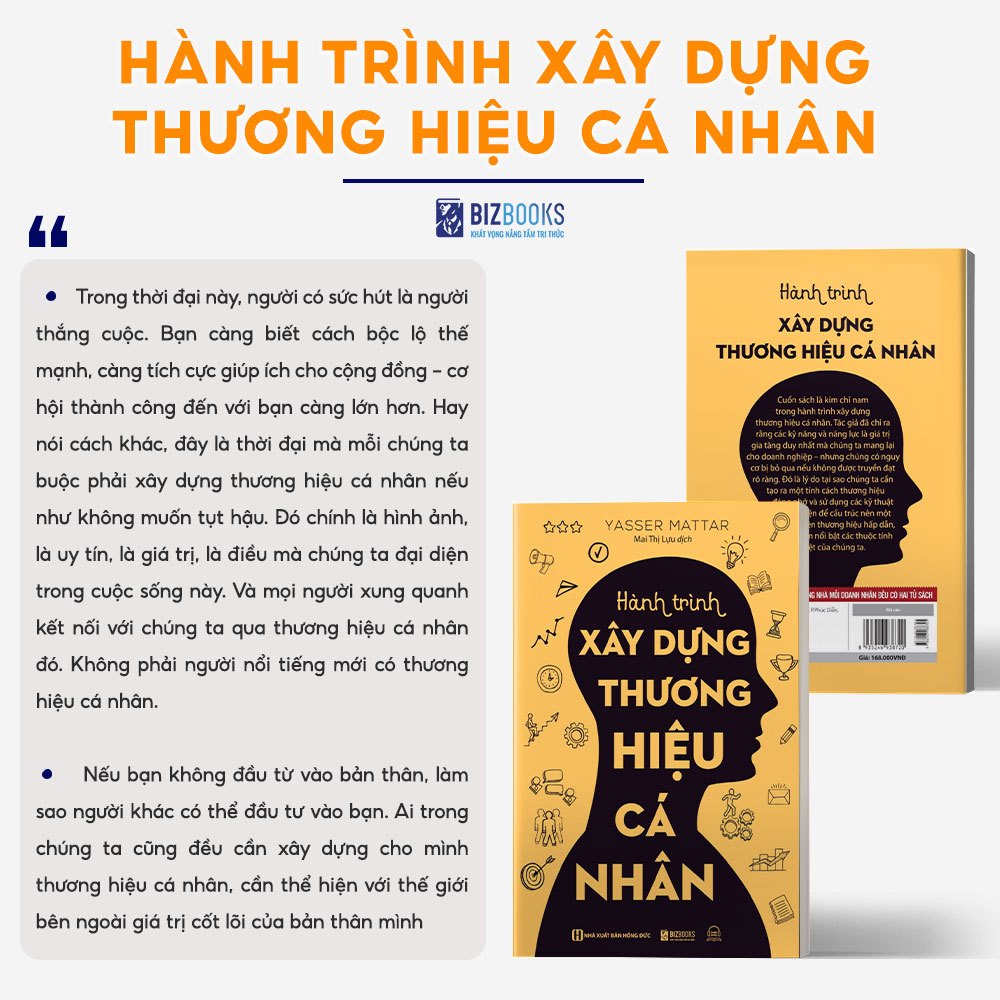 Sách Hành trình xây dựng thương hiệu cá nhân