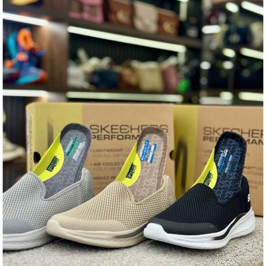 210943 - Giày Skechers Nam Slip-On GoWalk 6.0 Thiết Kế Thời Trang Phong ...