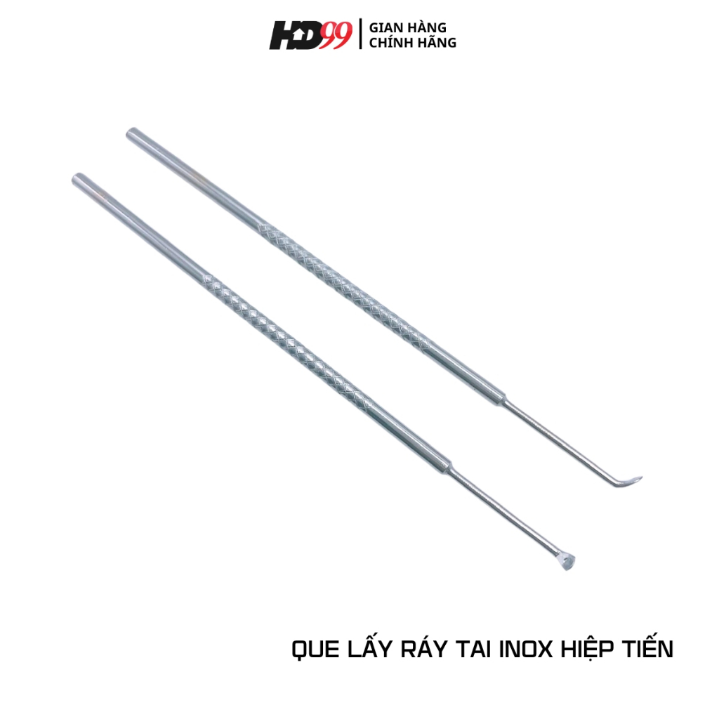 Que lấy ráy tai inox Hiệp Tiến, dụng cụ ngoáy tai, chăm sóc tai chính ...