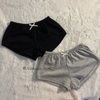 [NEW] Quần ngủ THUN TRƠN mini cạp thấp siu ngắn sexy thoải mái