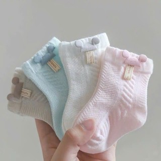 Tất lưới điều hòa bé trai, bé gái 3-12kg. Tất lưới trơn nhiệt cho bé. Dino Kids