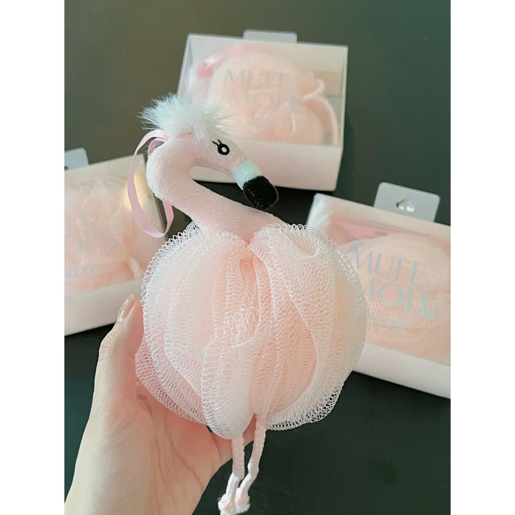 Bông Tắm Hồng Hạc VACOSI BATH SPONGE, FLAMINGO - BP62