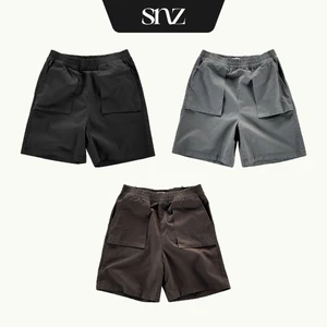 Quần Short Nam Snazzy Đùi Kaki Chun Mềm Mại Co Giãn Thoải Mái Flip Pocket