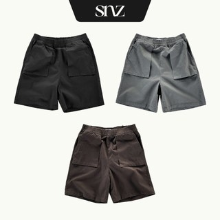 Quần Short Nam Snazzy Đùi Kaki Chun Mềm Mại Co Giãn Thoải Mái Flip Pocket