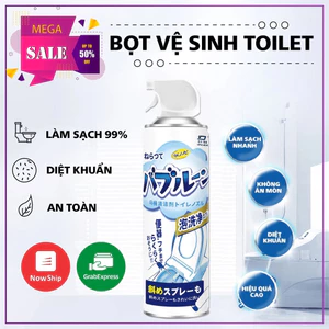 Chai Xịt Bọt Tuyết Tẩy Rửa Bồn Cầu, Nhà Vệ Sinh Đa Năng Siêu Sạch Hương Nước Hoa Anh Đào