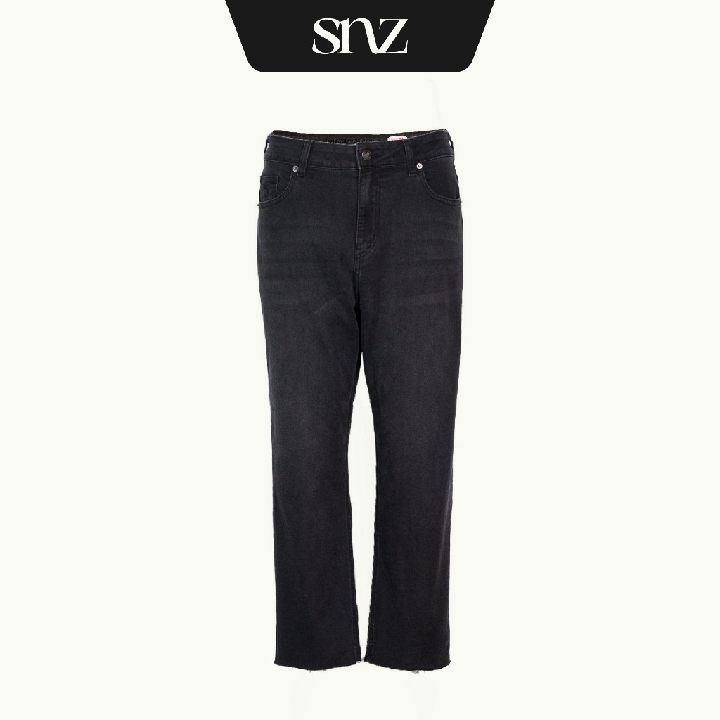 Quần Jeans Nam Snazzy Bò Dáng Ngắn Thoải Mái Co Giãn Tốt Bền Màu Form Trẻ Trung Crop Grey | BigBuy360 - bigbuy360.vn