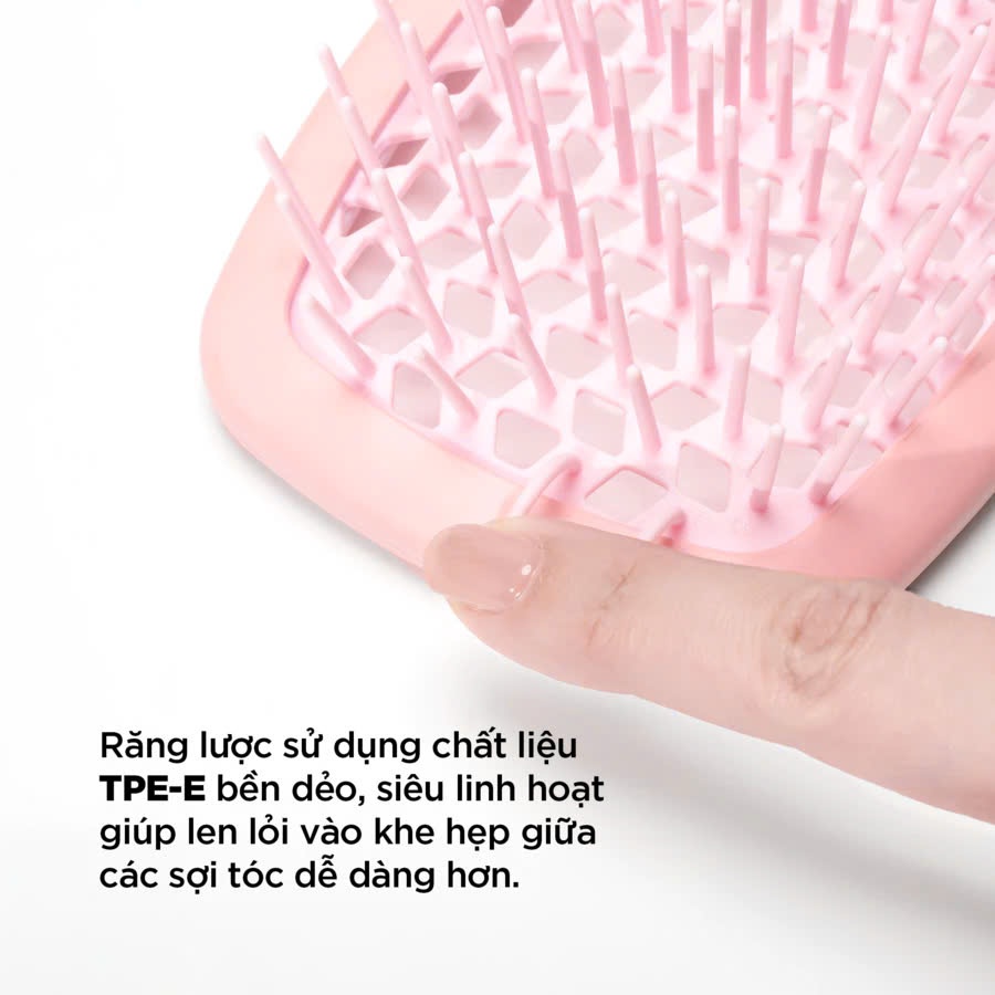 Lược Lưới Massage & Gỡ Rối Tóc Ướt VACOSI HOLLOW OUT PADDLE DETANGLER - C20