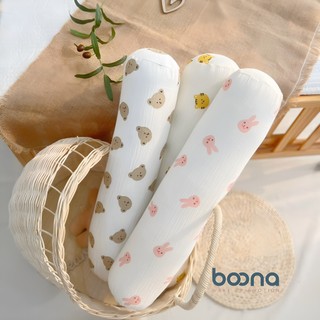 Gối Ôm Boona Chính Hãng Cho Bé, Vải Xô Muslin Organic Cao Cấp Mềm Mại, Không Xù Giúp Bé Ngủ Ngon
