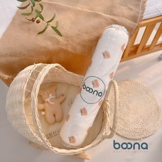 Gối Ôm Boona Chính Hãng Cho Bé, Vải Xô Muslin Organic Cao Cấp Mềm Mại, Không Xù Giúp Bé Ngủ Ngon