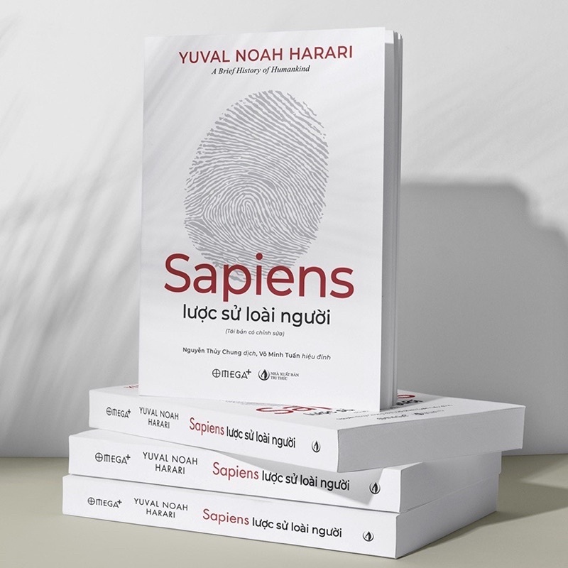 Ảnh Sách - Sapiens Lược Sử Loài Người - Câu chuyện lịch sử lớn về nền văn minh nhân loại (Tái Bản Mới Nhất) - Omega Plus 2