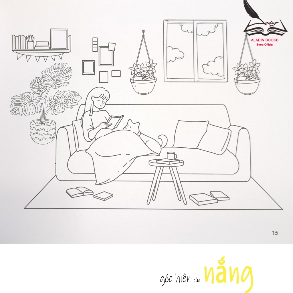 Sách- Góc Hiên Của Nắng- Tô Theo Màu Mình Thích- Lant Và Nguyễn Uyên- Chất Lượng Giấy Cao Cấp