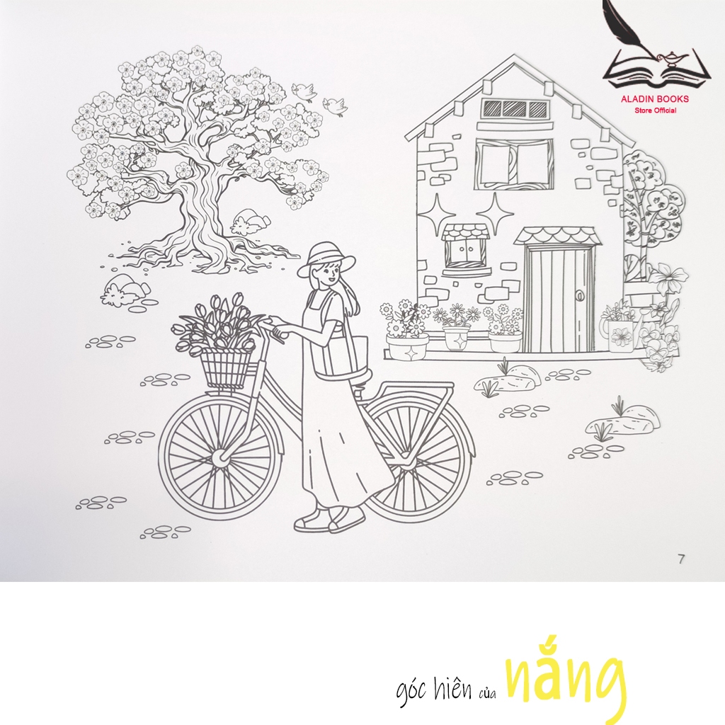 Sách- Góc Hiên Của Nắng- Tô Theo Màu Mình Thích- Lant Và Nguyễn Uyên- Chất Lượng Giấy Cao Cấp