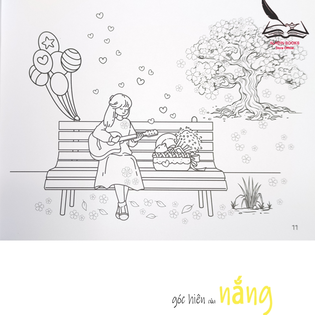 Sách- Góc Hiên Của Nắng- Tô Theo Màu Mình Thích- Lant Và Nguyễn Uyên- Chất Lượng Giấy Cao Cấp