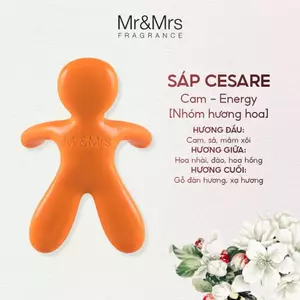 Kẹp thơm ô tô cao cấp Made in Italy - Mr & Mrs Fragrance dòng CESARE khử mùi, hương nước hoa thiên nhiên cao cấp