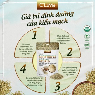 Hạt kiều mạch hữu cơ C'LaVie 200g giàu protein và chất xơ