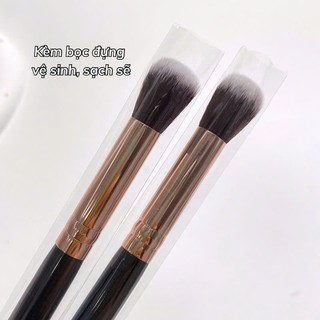 Cọ lẻ cán gỗ các loại (Cọ tán nền, Cọ má Hồng, Cọ che khuyết điểm, Cọ mắt)