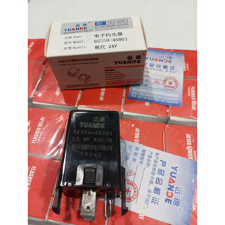 Rơ le xi nhan, rơ le nháy 3 chân YUANDE điện 12v 24v.