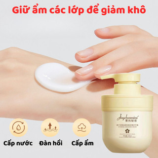 Kem Dưỡng Da Tay, Da chân + Tất silicon kem bôi da tay dưỡng ẩm Jingchunmimi 300g , làm trắng da, chống khô, nứt nẻ
