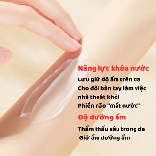 Kem Dưỡng Da Tay, Da chân + Tất silicon kem bôi da tay dưỡng ẩm Jingchunmimi 300g , làm trắng da, chống khô, nứt nẻ
